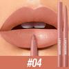 LANGMANNI Sexy Velvet Matte Lip Liner Pen Waterproof Silky Natural Contour Non-Stick Cup Makeup Lipstick Pencil Lasting Cosmetic