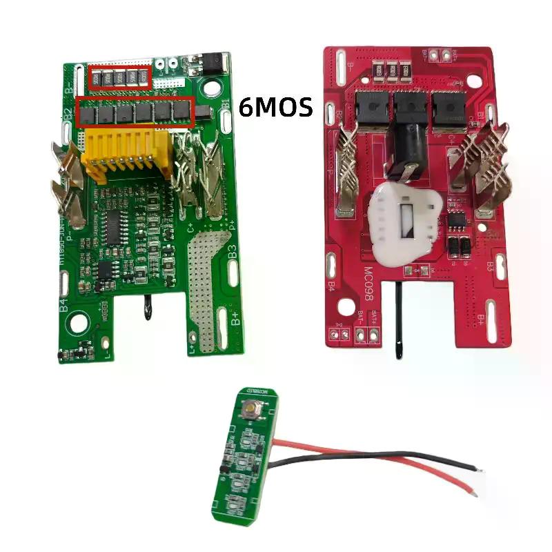 1 Комплект Li-ion Аккумулятора BMS PCBA Плата Зарядки и Защиты Для 18V Литиевой Батареи Чип BL1860 BL1830 Контрольная Материнская Плата
