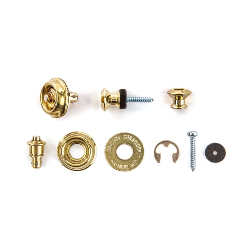 JIM DUNLOP Lock Pin SLS1034G GOLD Dual Design Gold