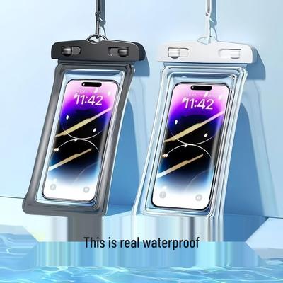 Универсальный водонепроницаемый чехол для телефона с сенсорным экраном и шнурком - Защита от погружения, плавания, пыли