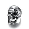 Ring Men's Punk Skull Polished Ring