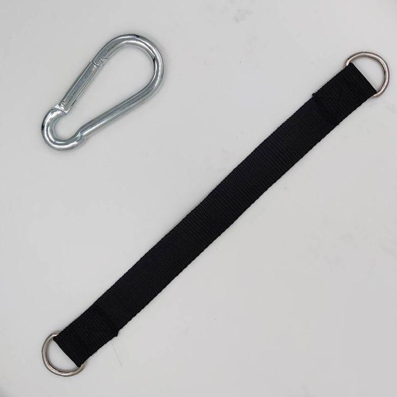 Подвесной ремень 150 кг, Т-образный ремень, веревка для гантелей, штанги, ручки, ремень, ремень для качелей, кольцо с крючком, соединительный ремень