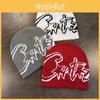 Stylish Letter Embroidered Beanie For Unisex Winter Fall Fashion Accessory
