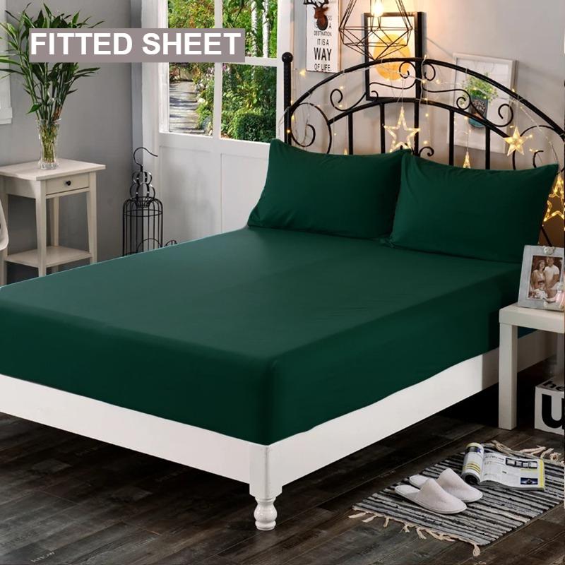 1 шт. Водонепроницаемая простыня на резинке из высококачественной реактивно окрашенной плотной ткани, эластичная, доступна в различных размерах, мягкая простыня, пишите, серый, черный, 120/140/160