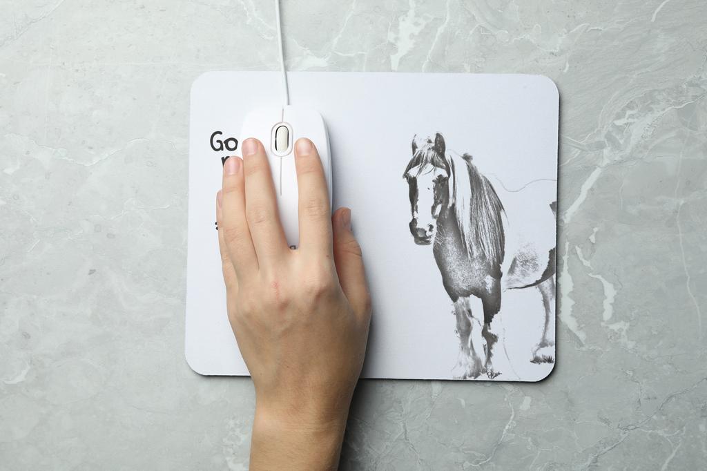 Fell Pony – Mouse pad with print, personalized pad with a horse | Art-Dog