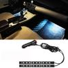 Автомобильный неоновый свет светодиодный декоративный сигнальный фонарь универсальный прикуриватель USB атмосферная лампа подсветка для ног автомобильные аксессуары
