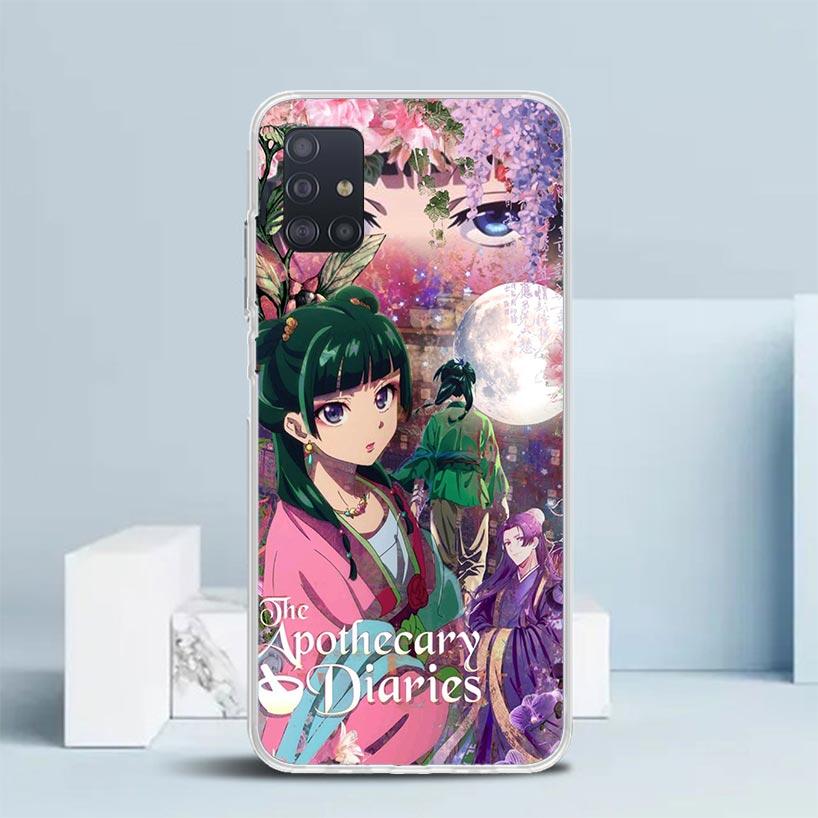 A-Apothecary D-Diaries Аниме Мягкая обложка для Samsung Galaxy A12 A22 A32 A52 A72 A02S Чехол для телефона Note 20 Ultra 10 S10 Plus A51 A71
