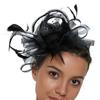 Headwear Banquet Wedding Hair Accessories Bride's Headdress Feathers Hat Hair Clip Fascinators Hat