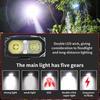 Portable EDC Torch Flashlight USB Rechargeable Hand Flashlight IPX44 Waterproof LED Work Light for Emergency Camping