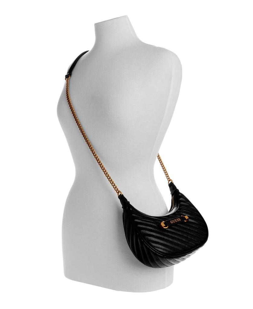 Shoulder Bag SELA MINI CROSSBODY HOBO BLA [Guess] Women's