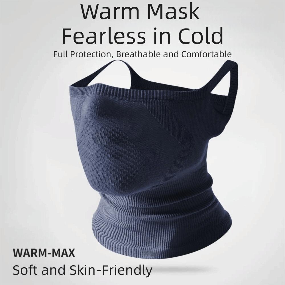 Ear-Hanging Design Neck Warmer Face Mask Stretch Elastic Neck Cover Neck Gaiter Ski Mountaineering