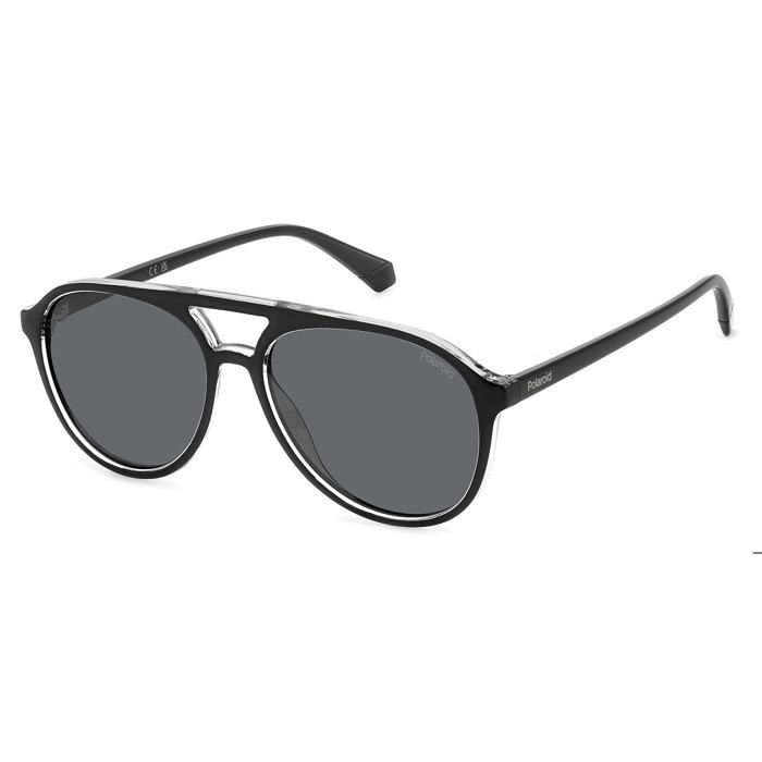 Lunettes de Soleil POLAROID PLD 4162/S 56/16/145 7C5 BLACK CRYSTAL POLYCARBONATE FRAMES UNISEX POLAROID PLD 4162/S BLACK