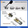Weipu SF6 Aviation Plug with Front/Rear Nuts, IP67 Waterproof Weldable Connector.