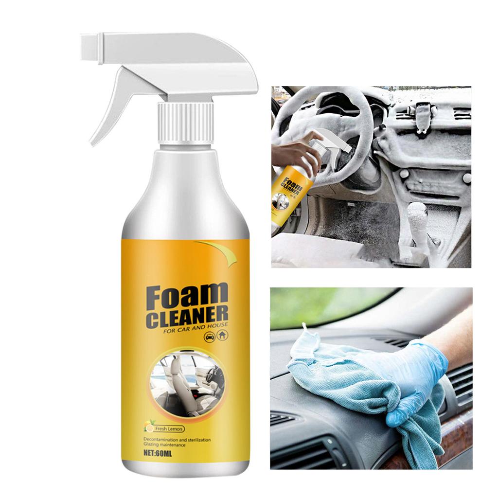 60/120/250 мл Спрей-пена для чистки кожи автомобиля Автомобильный реставратор для ремонта салона Покрывающий агент Полироль для восстановления пластика автомобиля
