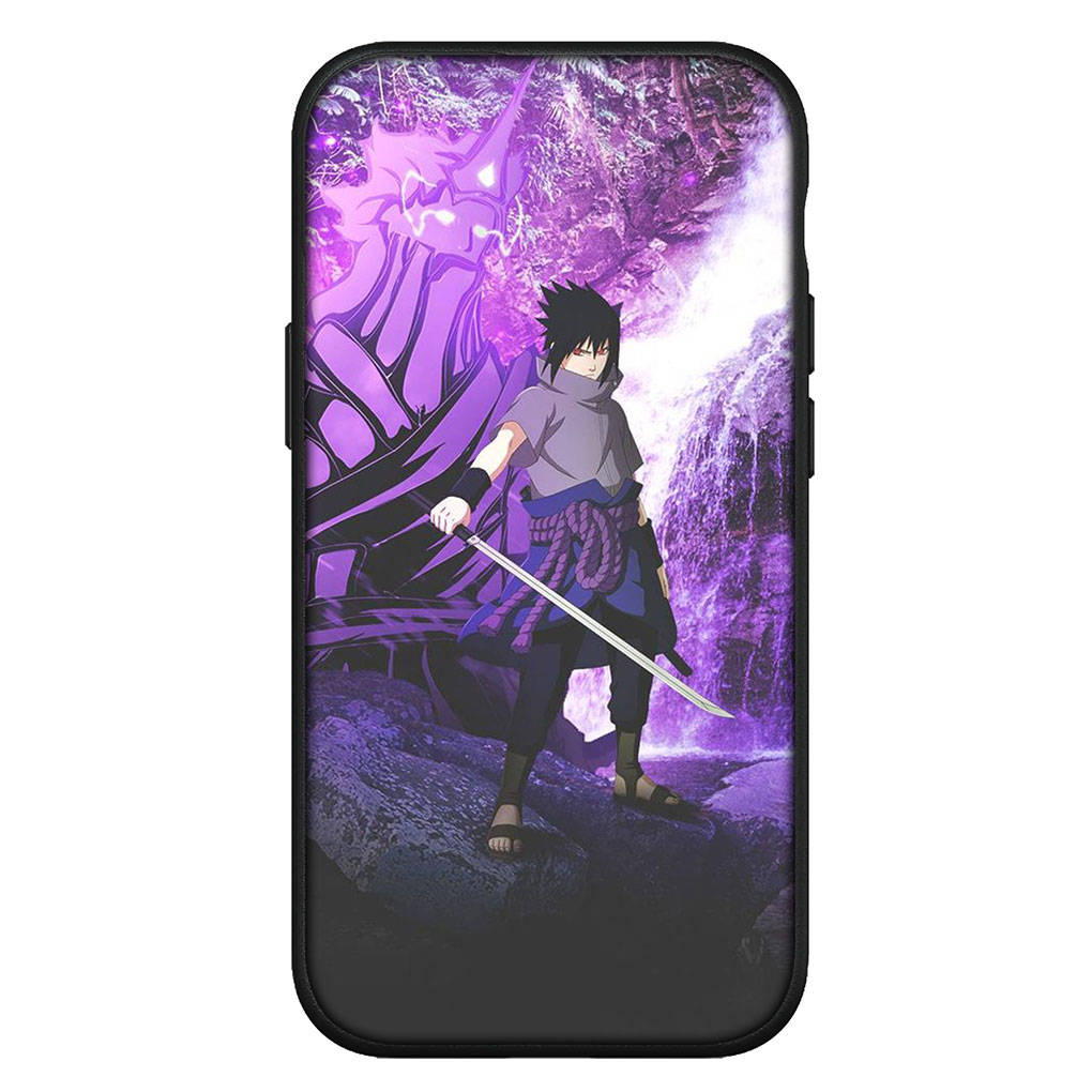 Чехол для iPhone 16 15 Xiaomi Redmi Note 14 13 12 11 Pro Max X 8 16e Samsung Galaxy S25 S24 S23 Moto OPPO Huawei Аниме Наруто Учиха Саске Чехол для телефона