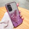 Применимо к чехлу для мобильного телефона Samsung A17 s23 гальванический блеск M15 бриллиантовый переливающийся A73 бабочка A22S защитный чехол