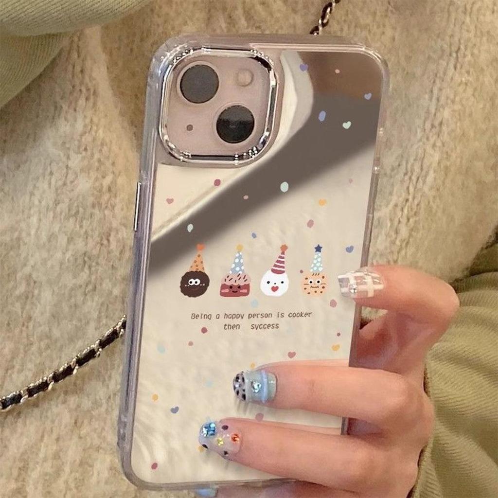 Elegant Mirror Phone Case with Lanyard for Honor Play 60PLUS