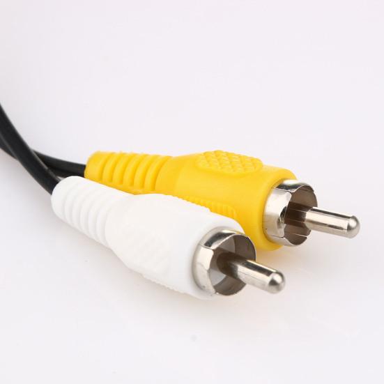 Игровой аудио-видео кабель, универсальный AV-стереокабель, композитный кабель, A/V RCA-кабель для подключения, видео-AV-стереокабель для SegaGenesis 1