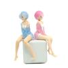 Фигурка Rem Ram 14 см в стиле аниме Re:Жизнь в другом мире от Zero Ram Rem Sit Down Коллекция ПВХ Фигурка Модель игрушки Куклы