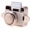 Push Button Latch Zinc Alloy Cabinet Door Catch Lock Keyless Cupboard Locks Camper Car Push Lock for Motorhome Caravan