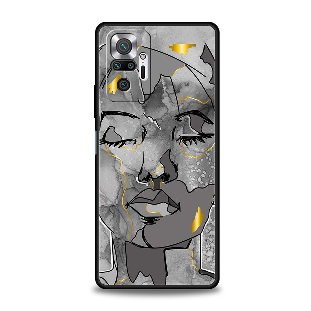 Мягкий чехол для телефона TPU для Xiaomi Redmi Note 10 11 9 8 Pro 9S 7 8T 9T 9A 8A 9C K50 K40 игровой чехол мраморный парижская девушка искусство цветок
