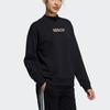 adidas Толстовка Neo October с вышитым логотипом и высоким воротником, женская толстовка черного цвета H16302