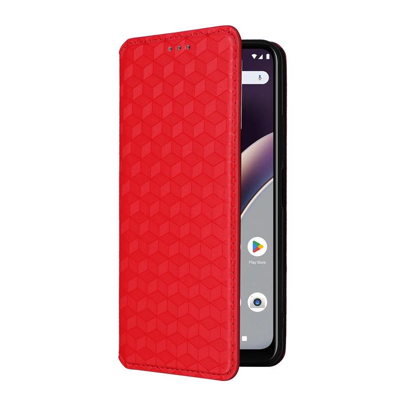 Совместимо с BLU G53/G64: Кожаный чехол для телефона с слотом для карт, подставкой, магнитной застежкой, многофункциональная защитная обложка.