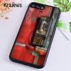 Krajews Retro red Payphone Vintage Payphone Phone Case Cover For IPhone 18 17 Air 16 15 14 plus 11 12 13 pro max Fundas