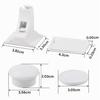 10 Pack Magnetic Child Safety Cabinet Locks with 2 Keys, No Drilling Invisible Adhesive Baby Proofing Drawer Latches for Cabinets & Cupboards