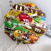 1 шт. Автоматический складной зонт - Узор M&M's с индивидуальным именем, Портативный и складной дизайн с 8 спицами, Рождественские и Новогодние подарки
