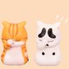 1 шт., прикройте свое лицо, фигурка кошки, мультяшный аниме-периферийный котенок, кукла, игрушка, украшения для торта