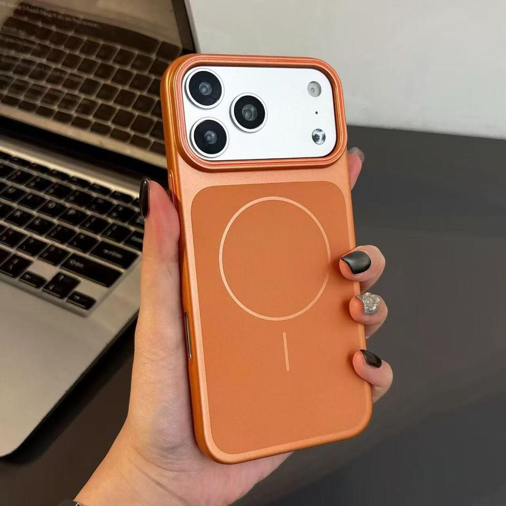 Магнитный чехол для Apple 17ProMax: Матовое, оригинальное ощущение, защита от падений, простой дизайн для iPhone 16