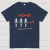 ADHD AWARENESS Unisex 100% Cotton Summer Casual Cool Loose T-Shirt