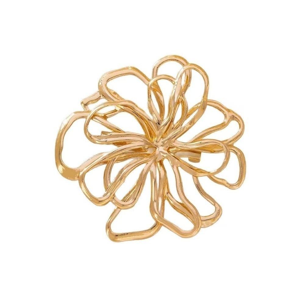 Suit Coat Jewelry Flower Brooch Oversized Flower Badge Pin Statement Lapel Pin Formal Occasion