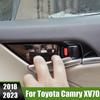 Для Toyota Camry XV70 70 2018 2022 2023 нержавеющая автомобильная внутренняя дверная ручка чаша накладка наклейка протектор