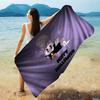 E-Esthers Bunnys Cartoon Microfiber Printed Beach Towel Mountain Climbing Yoga Beach Swimming Running Absorbent Soft Towel