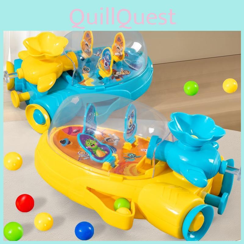 Spacecraft Pinball Machine Game Toy For Kids With Focus Training And Parentchild Play