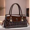 Women Shoulder Bag One-shoulder Messenger Bag Trendy Leopard Pattern Middle-aged Mother Bag Handbag