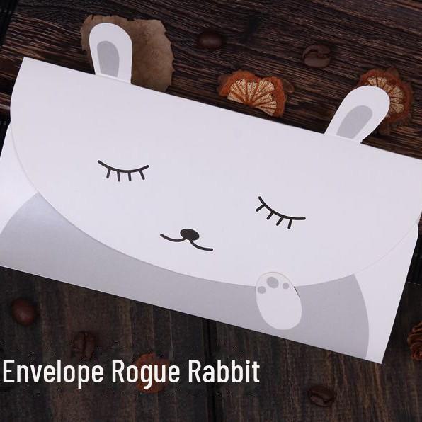 Детская поздравительная открытка с мультяшными животными и конвертом на День благодарения, день рождения или праздник