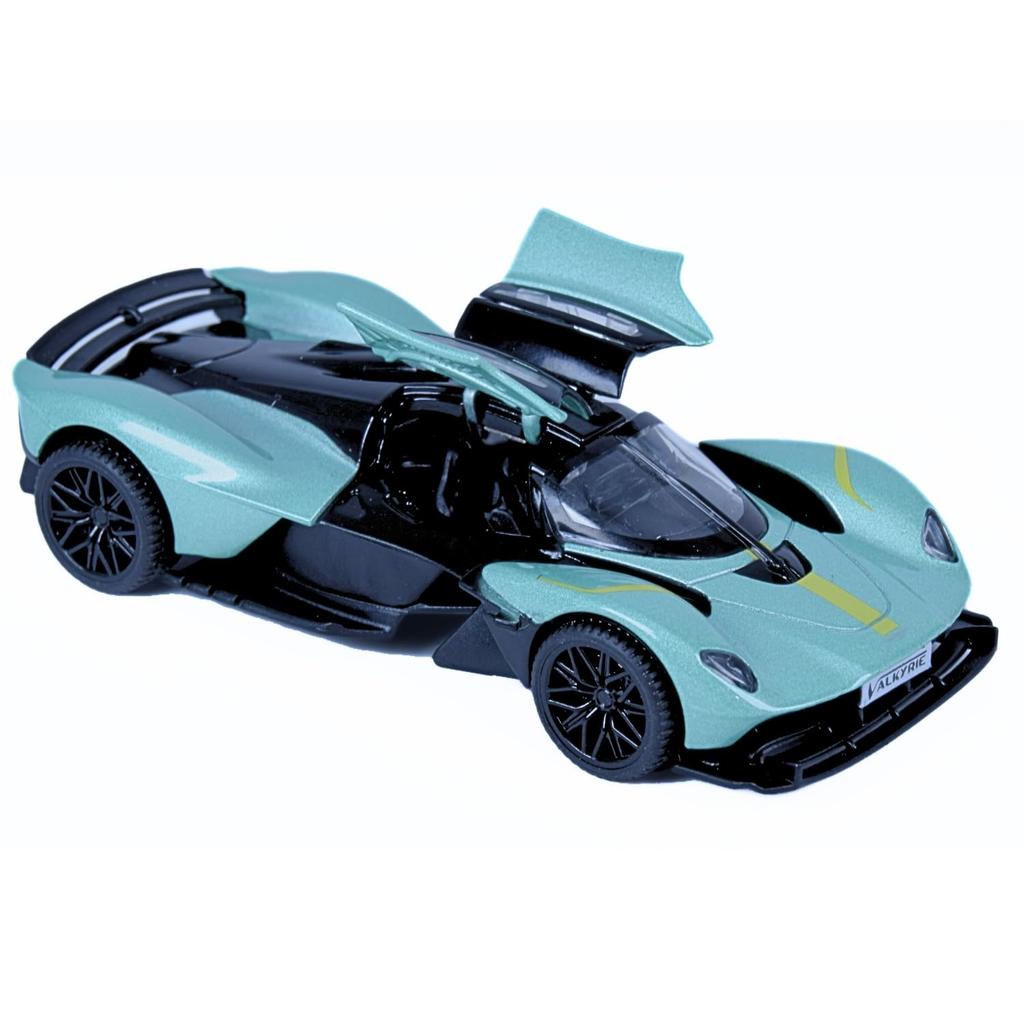 Модель автомобиля RW Aston Martin Valkyrie Green из литого металла, готовый продукт RW8143 GN 1/43 / Автомобиль.