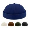 Pure Cotton Melon Rind Hat Men's Summer Trendy Brand Hip-hop Pullover Cold Hat Women's Retro Melon Rind Landlord Hat