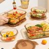 Microwave-Safe Borosilicate Glass Lunch Bowl with Lid