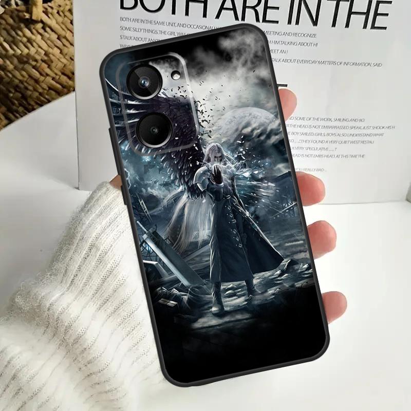 Чехол Final Fantasy Sephiroth для Realme C55 C53 C51 C35 C33 C30 C67 C21Y C25s C15 9 10 12 11 Pro Plus GT Neo5