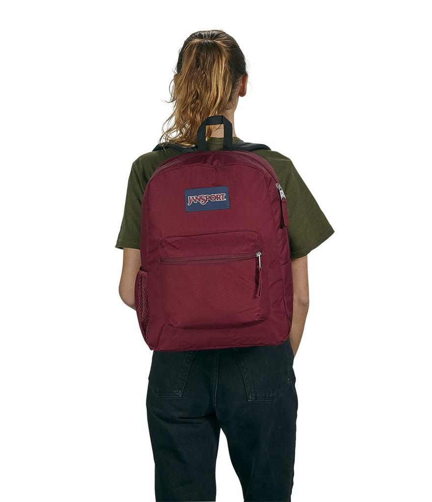 Рюкзак JanSport Classic Super Break, Бордовый, 17 x 12.5 x 6 дюймов  42.5 x 32 x 14.5 см, Современный