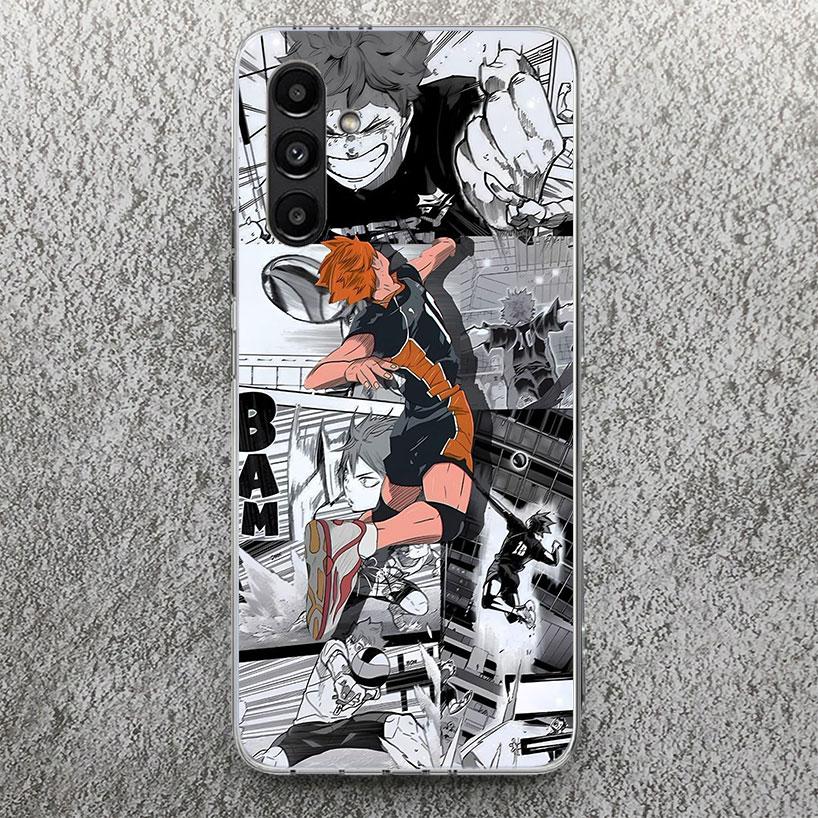 Чехол для телефона Haikyuu Oya Volleyball Anime для Samsung Galaxy A16 A56 A14 A54 A15 A55 A13 A53 A26 A36 A25 A35 A24 A34 A23 A33 A05S