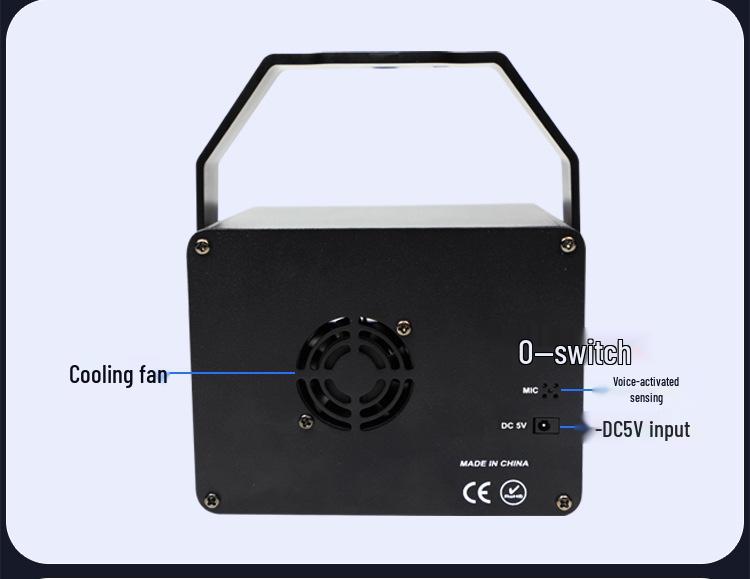 Уличные гирлянды USB: Световые приборы для дискотеки KTV с вращающейся сценой и управлением звуком