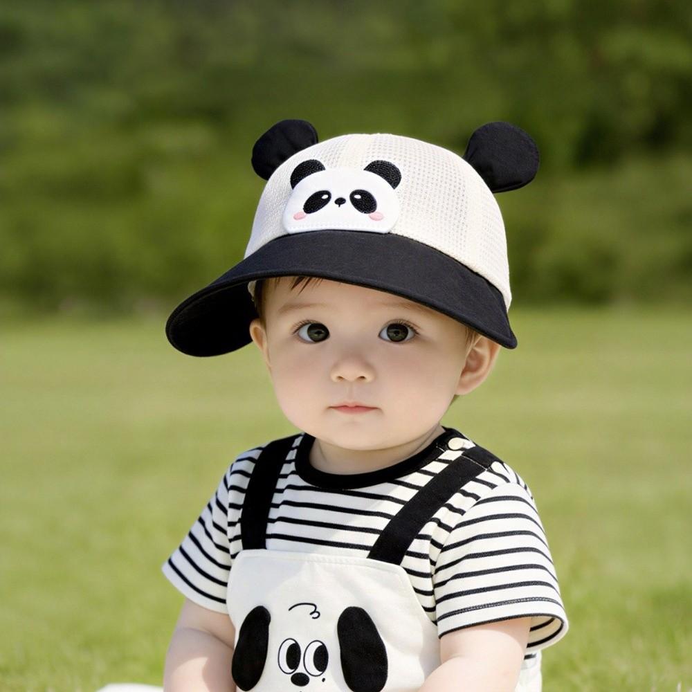 Foldable Mesh Breathable Baby Hat Adjustable UV Protection Kids Hat  for Summer Season