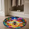 1pc home carpet bee and flowers design for office decor gift living room bedroom non slip carpet