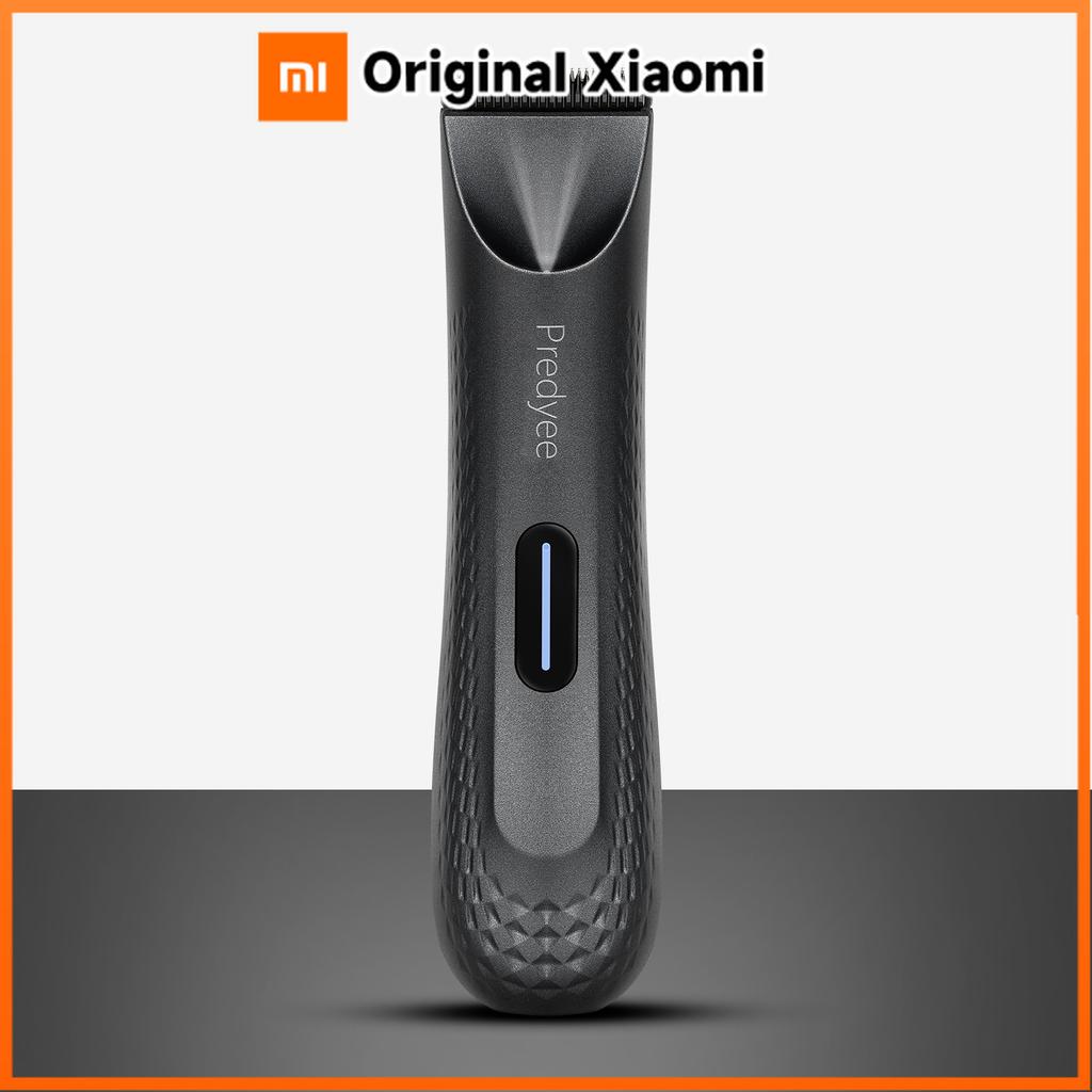 Xiaomi Электрический триммер для волос в паху для мужчин, машинка для стрижки тела и водонепроницаемый триммер для лобковых волос, сменное керамическое лезвие