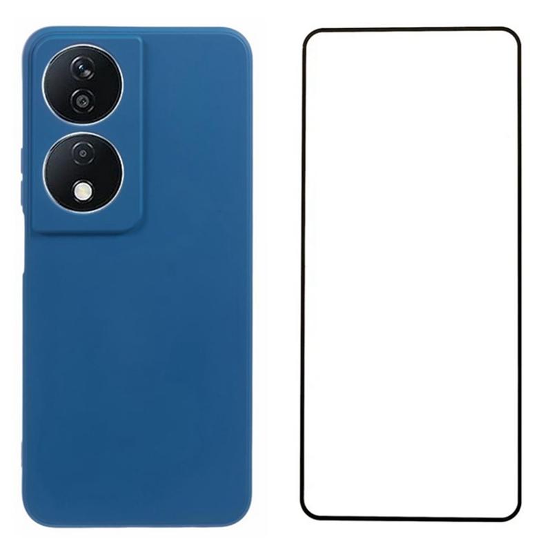 For Honor X7b 4G/5G/90 Smart Case with Screen Film TPU Phone Case